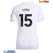 Manchester United Leny Yoro #15 Replica Away Shirt Ladies 2025-26 Short Sleeve